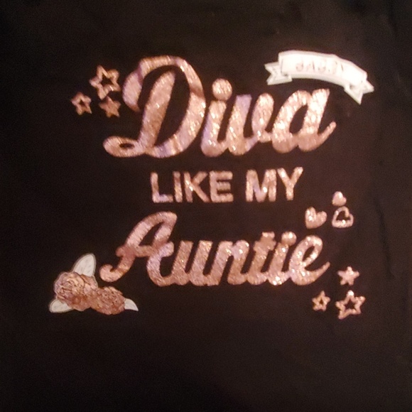 The Children's Place Long Sleeve Baby Girl Glitter Shirt - Picture 2 of 3